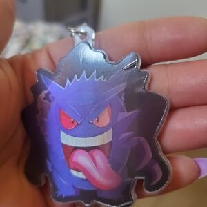🍒🍒 Pokémon: Gastly Motion Changing Keychain